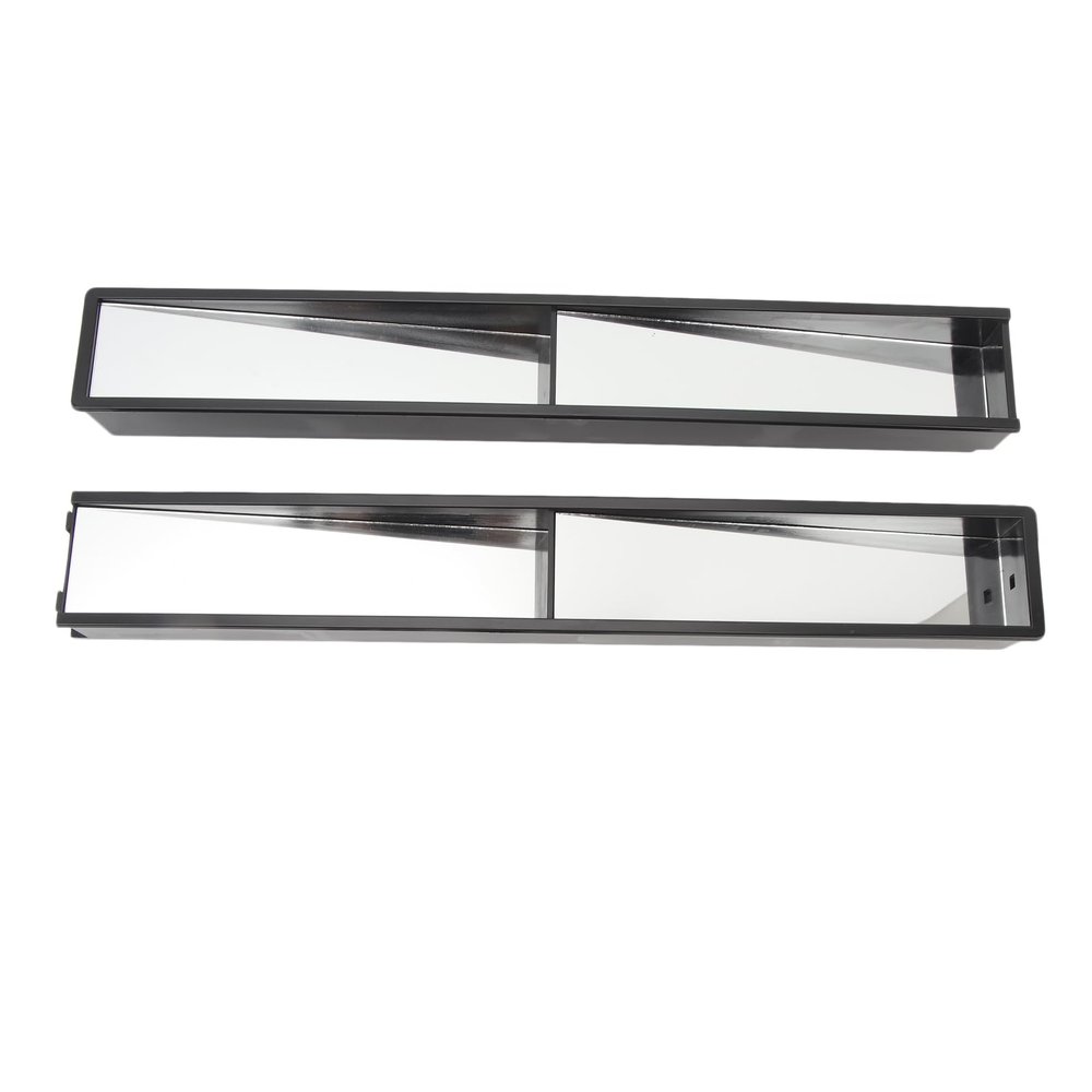 1 Pair Cart Rear View Mirror, Adjustable Universal Cart 4 Panel Mirrorr, HD Shatterproof Glass Mirror for CartE Z GO and Other Wide Angle Rear View Mirror