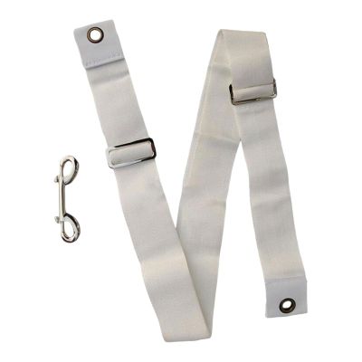 White Tennis Court Net Center Strap Tennis Net Strap Center Portable Durable Tennis Net Straps Tennis Straps Accessories for Sports Practicing Gym