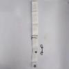 White Tennis Court Net Center Strap Tennis Net Strap Center Portable Durable Tennis Net Straps Tennis Straps Accessories for Sports Practicing Gym view 2