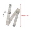 White Tennis Court Net Center Strap Tennis Net Strap Center Portable Durable Tennis Net Straps Tennis Straps Accessories for Sports Practicing Gym view 4