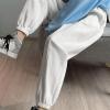 NATHGAM 2025 Womens Sweatpants Thicken Winter Warm Fleece Lined Yoga Pants High Waist Bodycon Long Pants Lightweight Comfy Fashion Teen Y2K High Street Trousers view 4