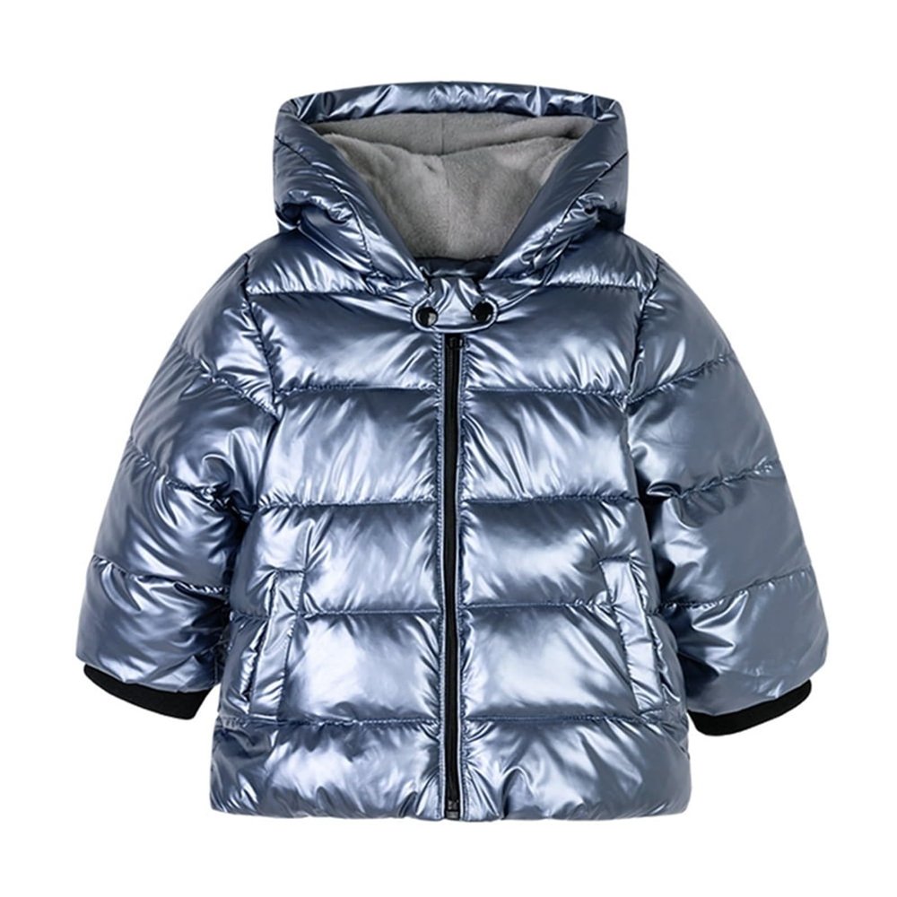 Fall Winter Coats for Toddler Boys Little Girls 3D Dinosaur Print Winter Hooded Snow Jackets Puffer (Navy, 4-5 Years)