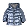 Fall Winter Coats for Toddler Boys Little Girls 3D Dinosaur Print Winter Hooded Snow Jackets Puffer (Navy, 4-5 Years) view 1