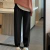 NATHGAM Womens Sweatpants Winter Warm Fleece Lined Lounge Pants High Waist Jogger Long Pants Lightweight Comfy Fashion Y2K Street American Style Trousers view 3