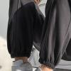 NATHGAM Womens Sweatpants Winter Warm Fleece Lined Jogger Pants High Waist Harem Long Pants Lightweight Comfy Fashion Y2K High Street Trousers view 4