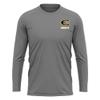 Campus Lab Emporia State University Adult Men's Sport Long Sleeve Left Chest Logo, Charcoal, Small view 1