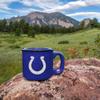Rico Industries NFL Football Indianapolis Colts Speckle 12oz Laser Engraved Campfire Mug view 2