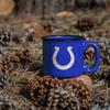Rico Industries NFL Football Indianapolis Colts Speckle 12oz Laser Engraved Campfire Mug view 3