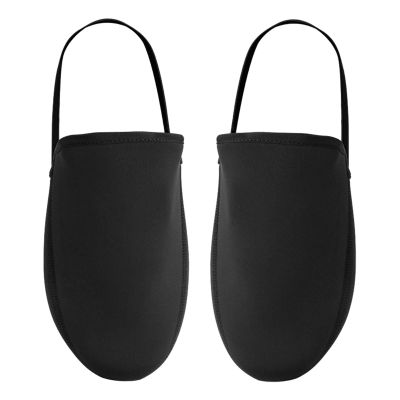 Cycling Shoe Toe Cover Cold Weather Half Shoecover Thermal Warm Toe Warmers for Men Women Bike Overshoes Bike Shoe Covers, Black, M