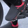 Cycling Shoe Toe Cover Cold Weather Half Shoecover Thermal Warm Toe Warmers for Men Women Bike Overshoes Bike Shoe Covers, Black, M view 3
