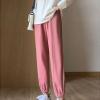 NATHGAM Womens Sweatpants Winter Warm Fleece Lined Lounge Pants High Waist Jogger Long Pants Lightweight Comfy Fashion Y2K Street American Style Trousers view 3