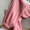NATHGAM Womens Sweatpants Winter Warm Fleece Lined Lounge Pants High Waist Jogger Long Pants Lightweight Comfy Fashion Y2K Street American Style Trousers view 4