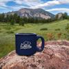 Rico Industries NCAA Bucknell Bison Speckle 12oz Laser Engraved Campfire Mug view 2