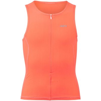 Garneau Junior Comp 2 Sleeveless Tri Top, Living Coral, Small