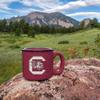 Rico Industries NCAA South Carolina Gamecocks Speckle 12oz Laser Engraved Campfire Mug view 2