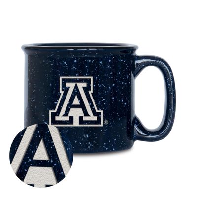 Rico Industries NCAA Arizona Wildcats Speckle 12oz Laser Engraved Campfire Mug