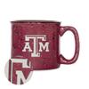 Rico Industries NCAA Texas A&M Aggies Speckle 12oz Laser Engraved Campfire Mug view 1