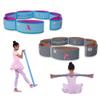 2 PCS Stretch Bands For Kids  Yoga Straps for Stretching with 7 Loops Workout Guide  Video Exercises For Elastic Stretch Strap Pilates, Yoga, Dance, Gymnastics, Dance (Blue & Gray) view 1