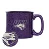 Rico Industries NCAA Northern Iowa Panthers Speckle 12oz Laser Engraved Campfire Mug view 1