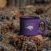 Rico Industries NCAA Northern Iowa Panthers Speckle 12oz Laser Engraved Campfire Mug view 3