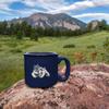 Rico Industries NCAA Fresno State Bulldogs Speckle 12oz Laser Engraved Campfire Mug view 2