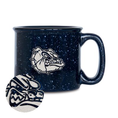 Rico Industries NCAA Gonzaga Bulldogs - Zags Speckle 12oz Laser Engraved Campfire Mug