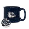 Rico Industries NCAA Gonzaga Bulldogs - Zags Speckle 12oz Laser Engraved Campfire Mug view 1