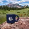 Rico Industries NCAA Gonzaga Bulldogs - Zags Speckle 12oz Laser Engraved Campfire Mug view 2