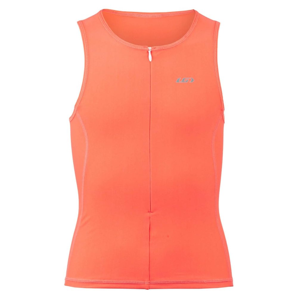 Louis Garneau Jr Youth Comp 2 Sleeveless Triathlon Top (Coral, X-Large)