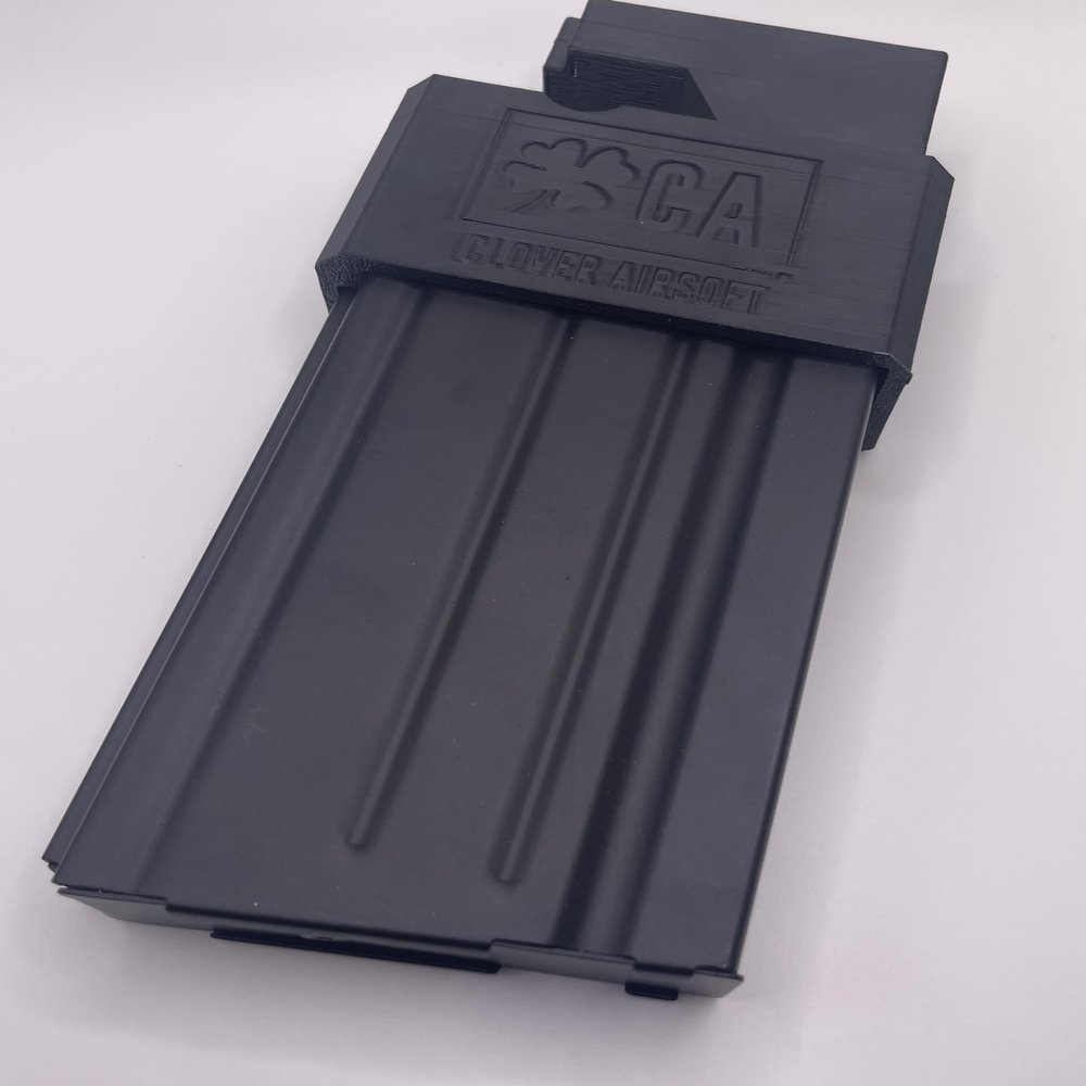 Clover Airsoft - Odin Speed Loader Adapter (Works with Most Knock Offs Too!) (SR25 - AEG (not GBB) - CYMA, G&P, A&K - Adapter Only, Black)