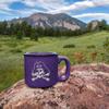 Rico Industries NCAA East Carolina Pirates Speckle 12oz Laser Engraved Campfire Mug view 2