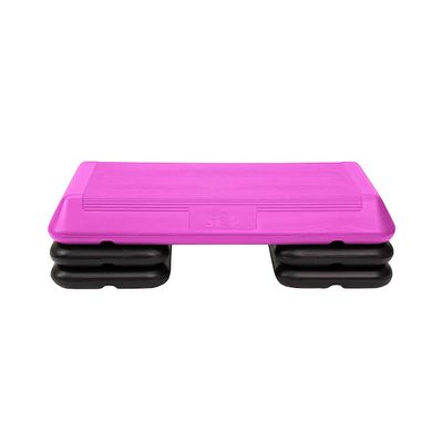 Freestyle STEP Exercise Step Platform, Circuit Size Stepper for Exercise at Home with 4 Stackable Risers for Height Adjustments
