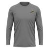 Campus Lab Cameron University Adult Men's Sport Long Sleeve Left Chest Logo, Charcoal, Large view 1