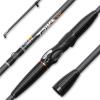 TRIKA 3X Spinning Carbon Rod 7' [ Medium Lite Power | Fast Action ] Carbon Weave Spinning Rod for Extra Sensitive Vibration | Longer Casting | Lightweight Freshwater Fishing Pole view 1