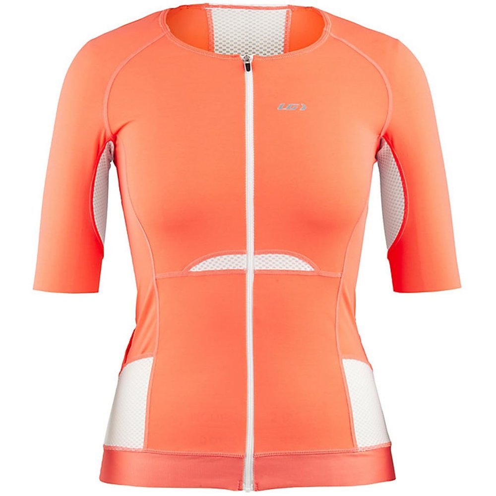 Louis Garneau Women's Sprint Tri Jersey (Coral, X-Large)