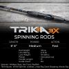 TRIKA 3X Spinning Carbon Rod 6'6" [ Medium Power | Fast Action ] Carbon Weave Spinning Rod for Extra Sensitive Vibration | Longer Casting | Lightweight Freshwater Fishing Pole view 2