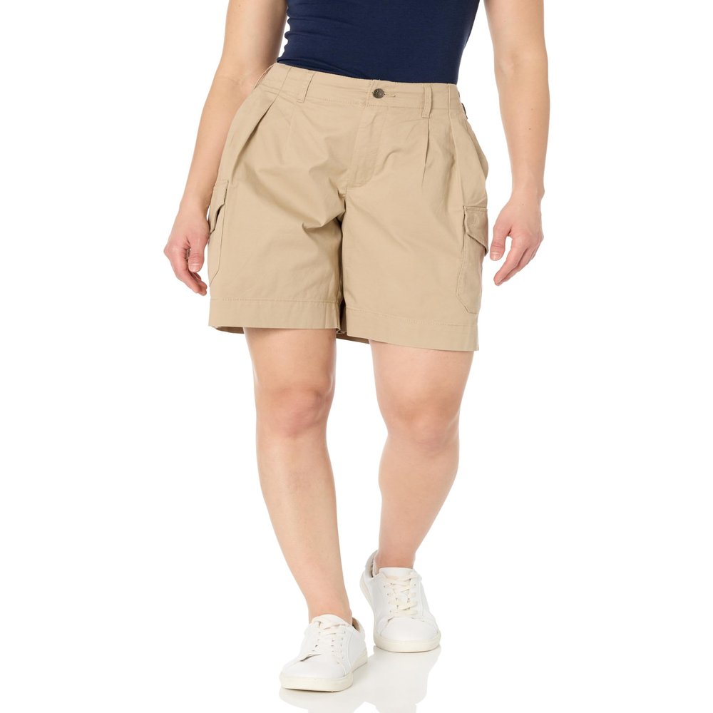 Nautica Jeans Women's Cargo Shorts, Rope, 14
