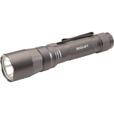 SureFire LED Flashlight - EDC2-DFT Up to 700 Lumens & 100,000 Candela, Gray