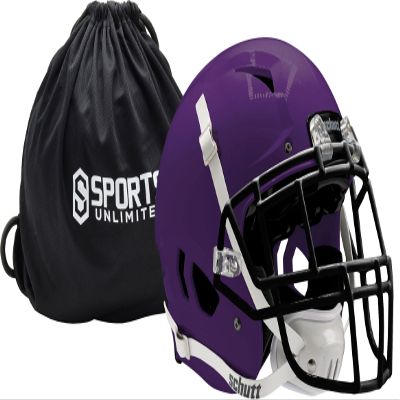 Schutt Vengeance Pro LTD II Adult Football Helmet with Facemask and Sports Unlimited Bag, Schutt Football Helmet Adult