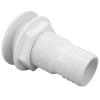 2in Marine Through Hull Fitting, White ABS Plastic Hose Coupler, Durable & Impact Resistant, Simple Installation, Perfect Replacement view 4