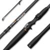 TRIKA 6X Carbon Rod 7'3" [ Heavy Power | Fast Action] Carbon Weave Casting Rod for 2X Extra Sensitive Vibration | Longer Casting | Ultra Lightweight Freshwater Fishing Pole view 1