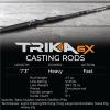 TRIKA 6X Carbon Rod 7'3" [ Heavy Power | Fast Action] Carbon Weave Casting Rod for 2X Extra Sensitive Vibration | Longer Casting | Ultra Lightweight Freshwater Fishing Pole view 2