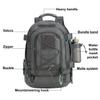 ZSearARMY Large Tactical Backpack for Men Military Backpack with DIY System for Travel, Work,Camping,Hunting,Hiking,Sports (GRAY) view 4