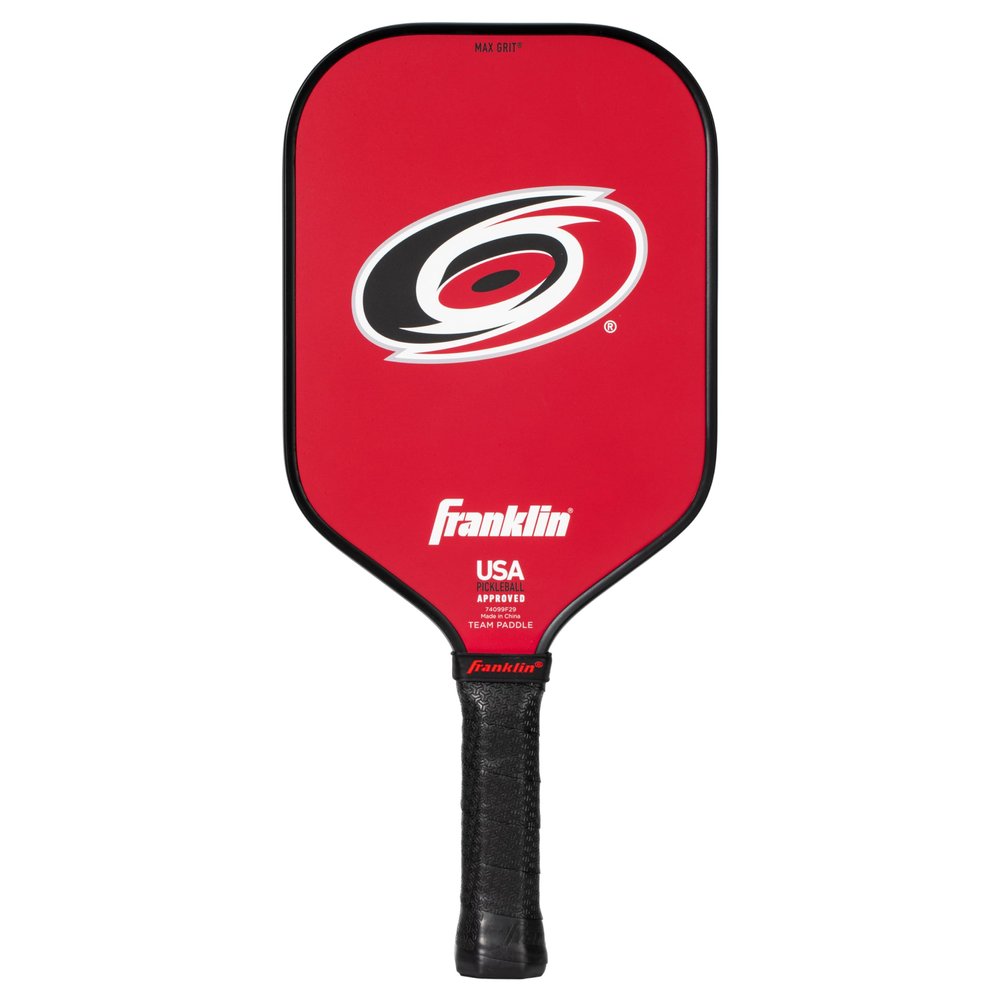 Franklin Sports NHL Carolina Hurricanes Pickleball Paddle - Official NHL Team Rackets - USAP (USAPA) Approved Premium Quality Pickleball Paddles - Authentic Team Logos + Colors