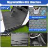 EZGO TXT Golf Cart Floor Mat, Upgraded Non-Slip Improved Full Coverage Liner Mats Unique with 8mm Thickness Rubber, Fits for EZGO TXT (1994+), EX1 (2020), Valor, Cushman Workhorse & Express S4 view 3