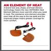 HOTRONIC XLP C Heating Elements with Cambrelle Covers and Strips (Pair) view 4
