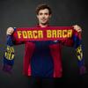 Icon Sports FC Barcelona Ultimate Fan Pack  Officially Licensed 5-Piece Soccer Merch - Shirt, Jersey, Jacket, Scarf, Bag M Navy view 2