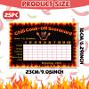 Tkifoda Chili Cook Off Scorecard, Score Sheets, Score Pads, Voting Cards for Chili Cook Off Competition (Chili Cook Off Scorecard) view 2