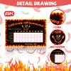 Tkifoda Chili Cook Off Scorecard, Score Sheets, Score Pads, Voting Cards for Chili Cook Off Competition (Chili Cook Off Scorecard) view 3