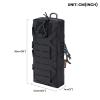EXCELLENT ELITE SPANKER Tactical EDC Pouch Molle Utility Tool Pouches Gadget Organizer Pocket Waist Belt Bag(Black) view 2